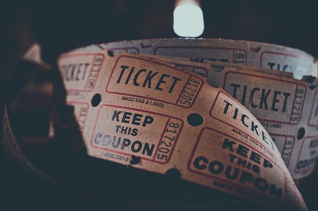 ticket admission for the cinema