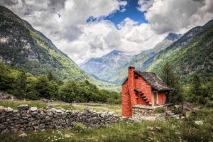 cottage in the mountains